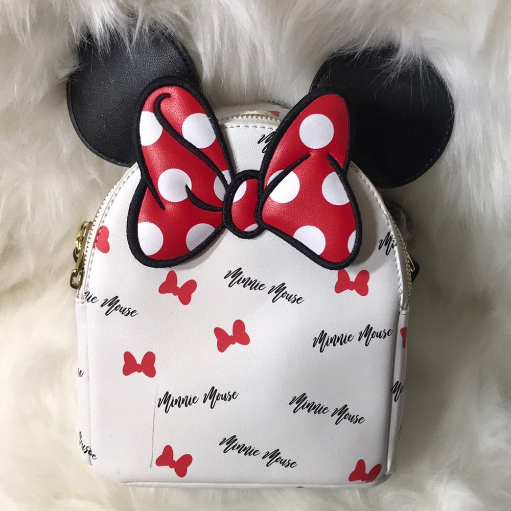 Leather Disney backpack